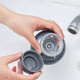 Soap Dispensing Dish Brush (1 Pc): Palm Brush, Kitchen Cleaning