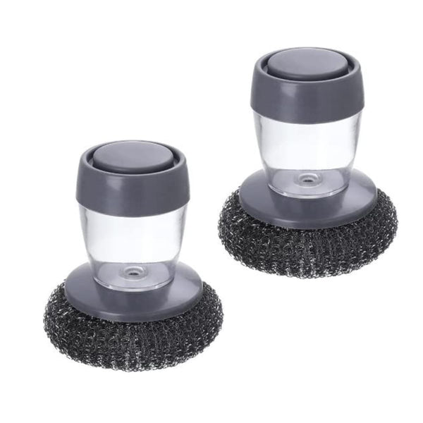 Soap Dispensing Dish Brush (1 Pc): Palm Brush, Kitchen Cleaning