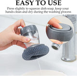 Soap Dispensing Dish Brush (1 Pc): Palm Brush, Kitchen Cleaning